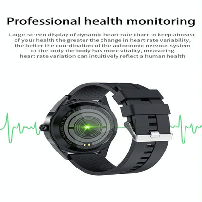 Waterproof Smart Watch With Heart Rate And Sleep Monitoring - Ip68 - Orange
