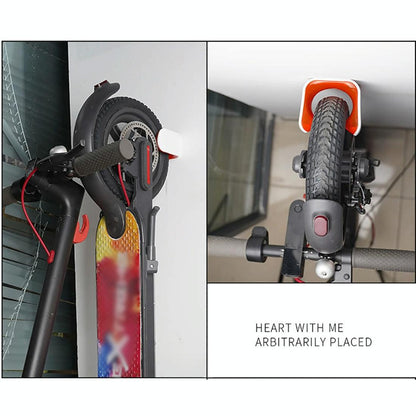 Wall-mounted Bracket for Xiaomi Electric Scooters - Rose Red