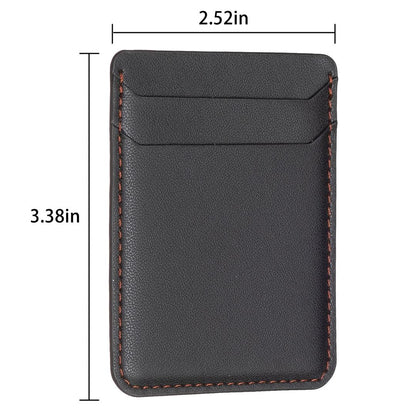 R20 Texture Card Bag Back Sticker For Mobile Phones - Black