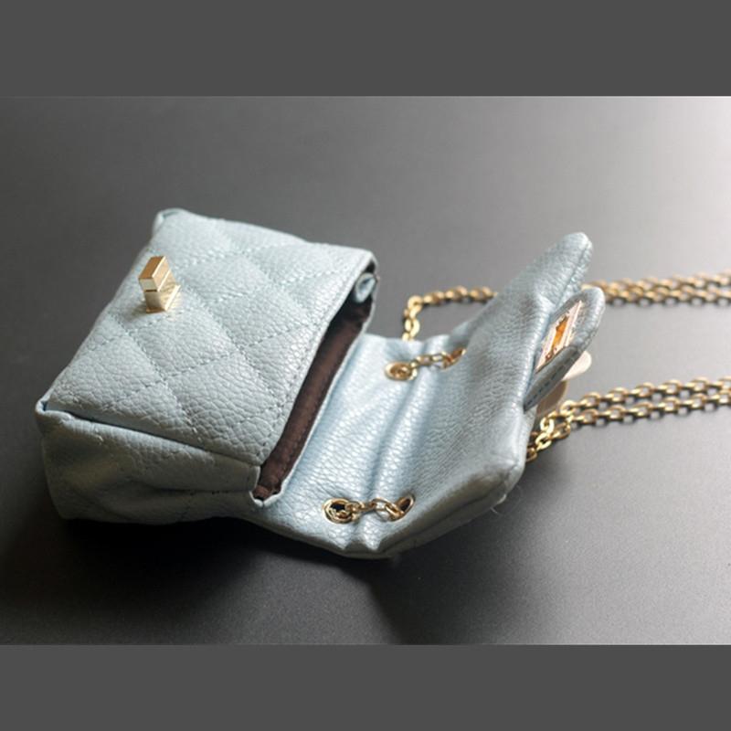 Glitter Flower Chain Kid Shoulder Bag - Yellow
