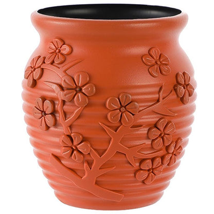 Hydroponic Vase For Home Flower Arrangements - Wet And Dry - Sea Blue