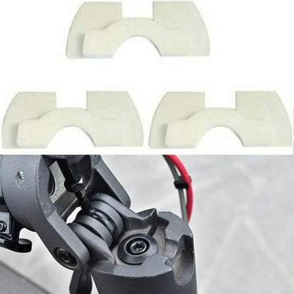 3-piece Shockproof Rubber Dampers for Xiaomi M365 Scooter - Red
