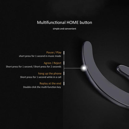 Waterproof Wireless Earphone with Mic for Android / Iphone - Silver