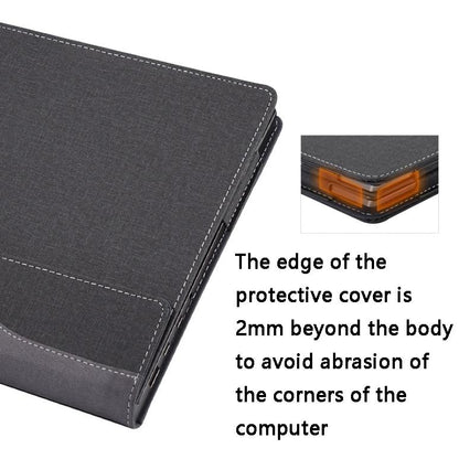 Protective Laptop Case for Hp Envy X360 15 Leather - Wine Red