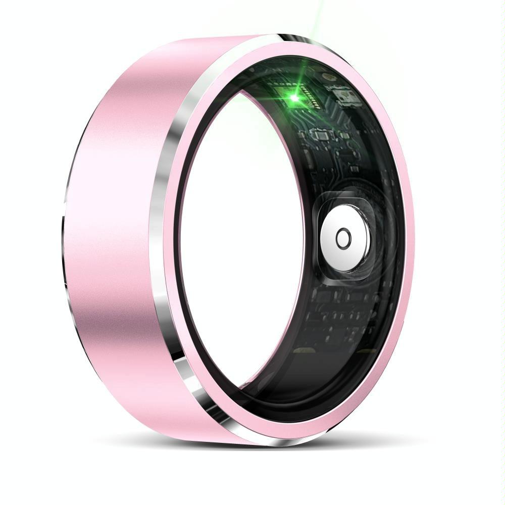 Smart Ring For Health Monitoring & Multiple Sports Modes - Size 10 - Pink