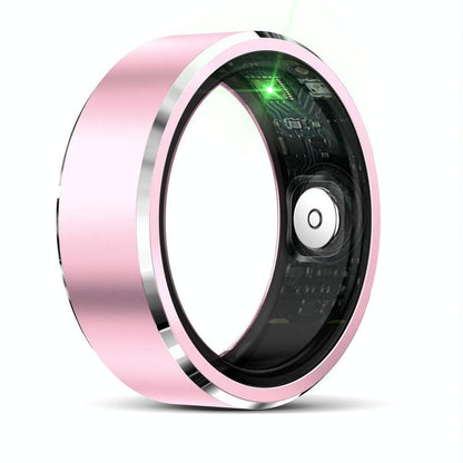 Smart Ring For Health Monitoring & Multiple Sports Modes - Size 10 - Pink