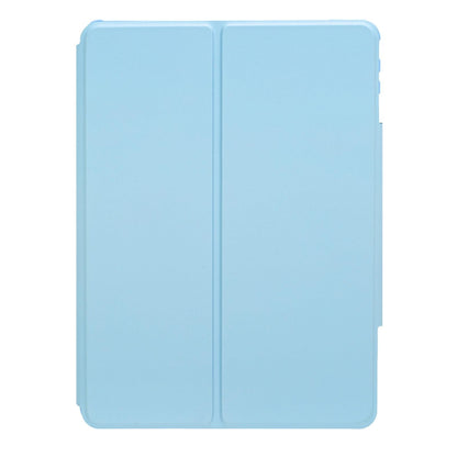 360 Rotation Bluetooth Keyboard Leather Case For Ipad 10.9 2022 - Blue