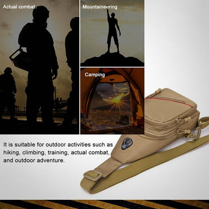 Men Oxford Cloth Crossbody Chest Bag Outdoor Leisure Single Shoulder Bag - Au Digital