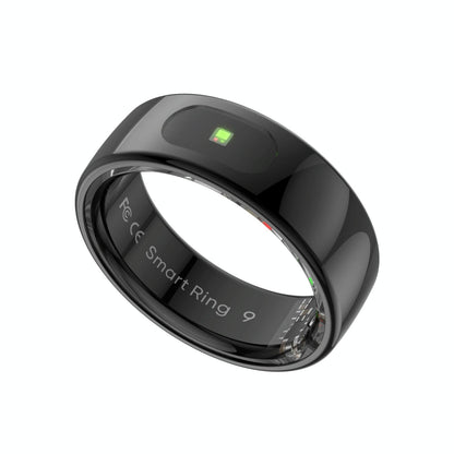 Smart Ring Heart Rate Blood Oxygen Sleep Sports Size 10 - Silver