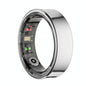 Smart Ring With Heart Rate Blood Oxygen Sleep Monitoring & Sports Modes - Size 11 - Silver