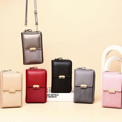Compact Locking Crossbody For Women Essentials - Pink