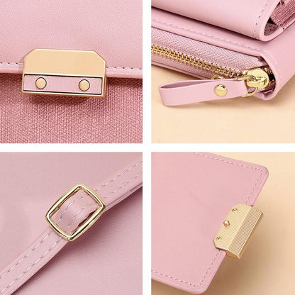 Compact Locking Crossbody For Women Essentials - Pink