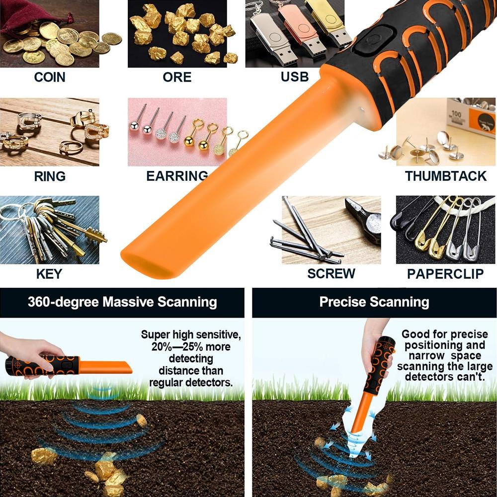 High Sensitivity Underwater Metal Detector - Ip68 Waterproof & Convenient