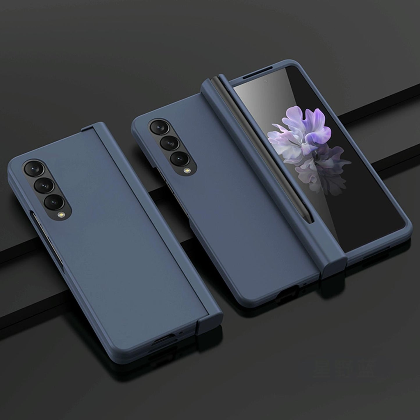 Integrated Shockproof Case for Samsung Galaxy z Fold 4 5g - Purple