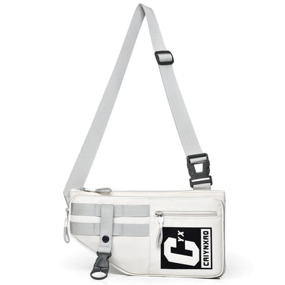 Large Sports Shoulder Bag With Multiple Pockets 2502 - Green