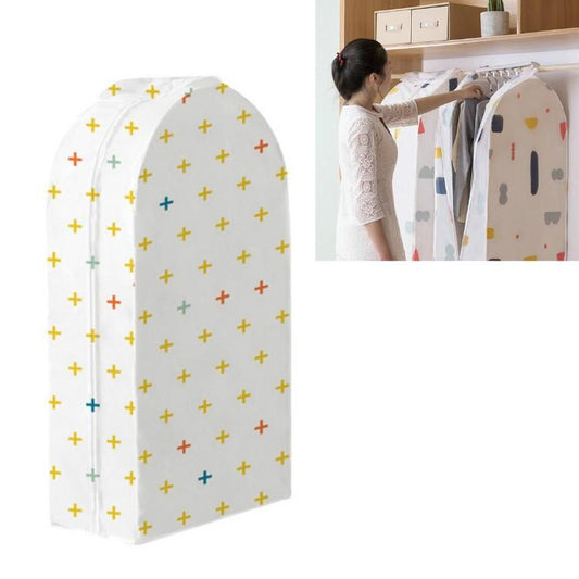 Small 3D Hanger Pocket Wardrobe With Dust Cover - Plus Sign