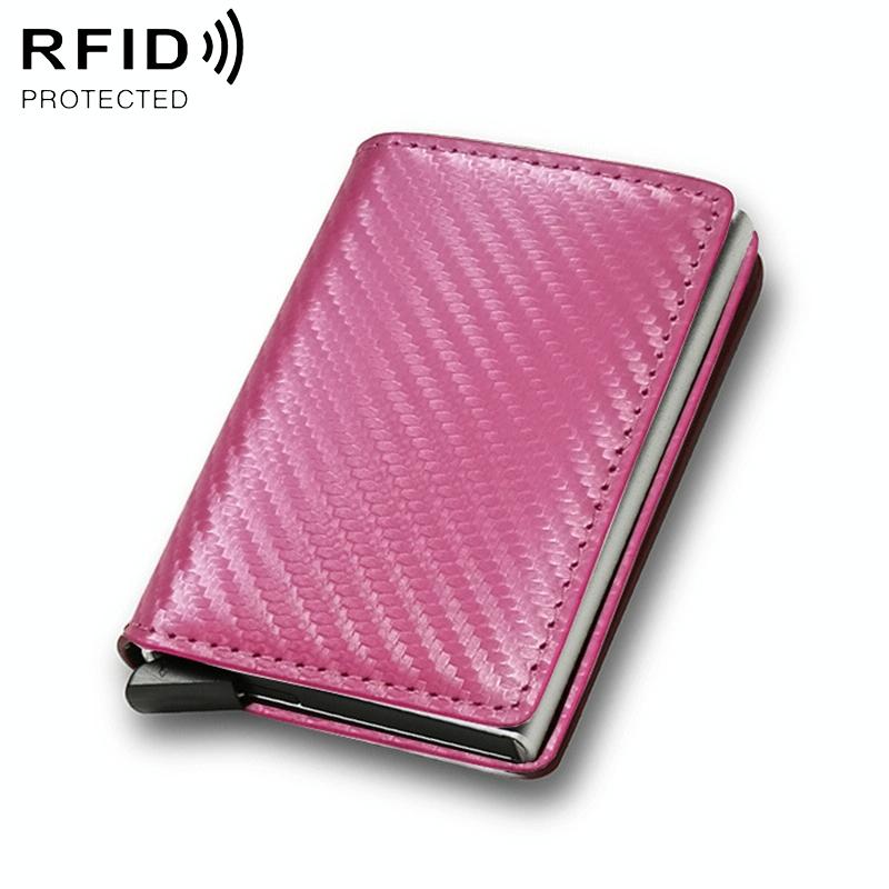 Carbon Fiber Rfid Wallet for Men - Bronzed Carbon Fiber