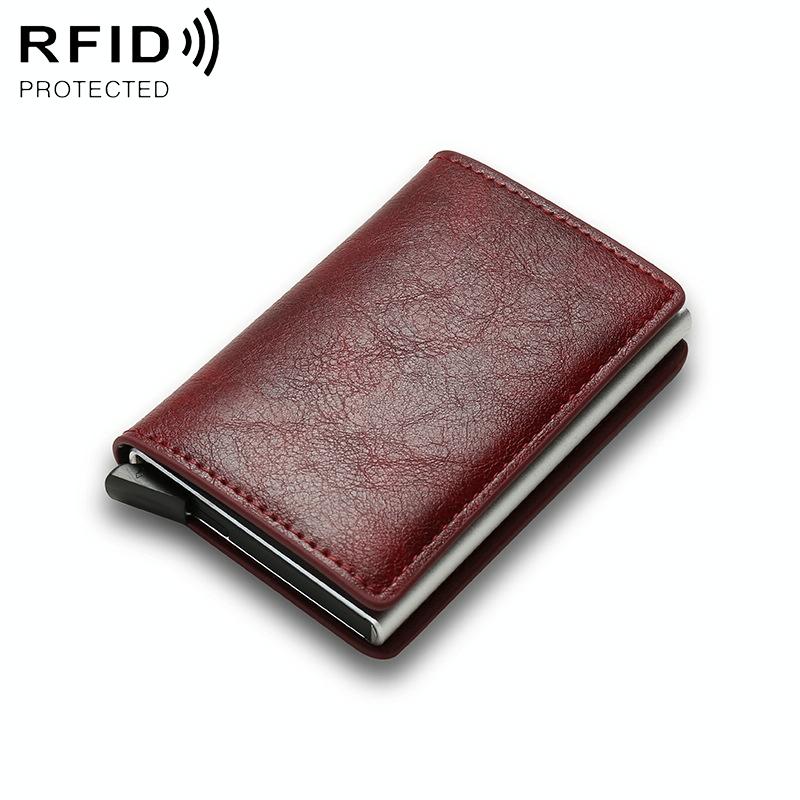 Carbon Fiber Rfid Wallet for Men - Bronzed Carbon Fiber