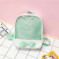 Mini Clear Kids Backpack With Bow - Perfect For School - Green
