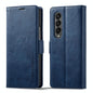 Rfid Leather Phone Case for Samsung Galaxy z Fold 4 / 5g - Secure & Stylish - Blue