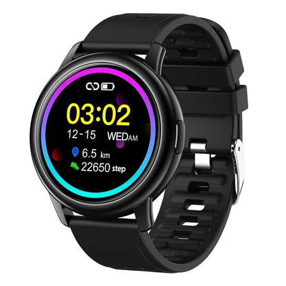 1.3 Inch Tft Screen Smart Watch Support Blood Pressure Monitoring / Sleep Monitoring - Black