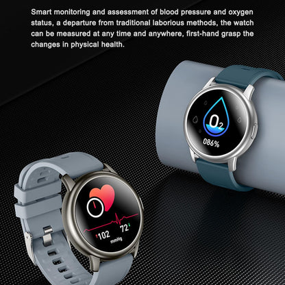 1.3 Inch Tft Screen Smart Watch Support Blood Pressure Monitoring / Sleep Monitoring - Black