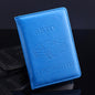 Stylish Pu Leather Driving License Holder Wallet - Blue