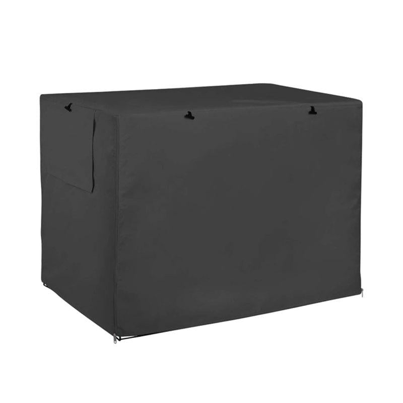 Outdoor Pet Cage Cover - Oxford Cloth Dustproof Rainproof Sunscreen - 63.5X48X50Cm - Beige