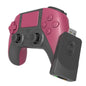 Wireless Dualsense Gamepad for Ps5 / Ps4 / Pc with Bluetooth and Joysticks - Purple Red