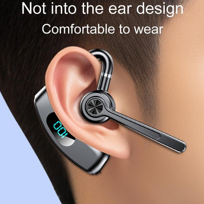 Bone Conduction Gaming Bluetooth Earphones with Noise Reduction - Blue