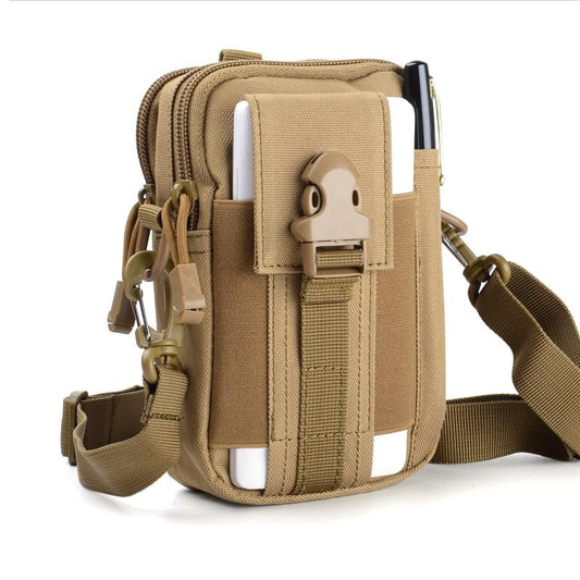 Versatile Messenger Bag With Shoulder Strap - Soil Colour
