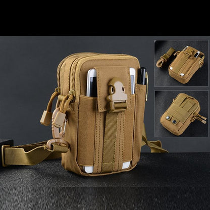 Versatile Messenger Bag With Shoulder Strap - Soil Colour