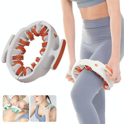 Kedu Slimming Leg Roller Inner Thigh & Calf Massager - Cherry Pink