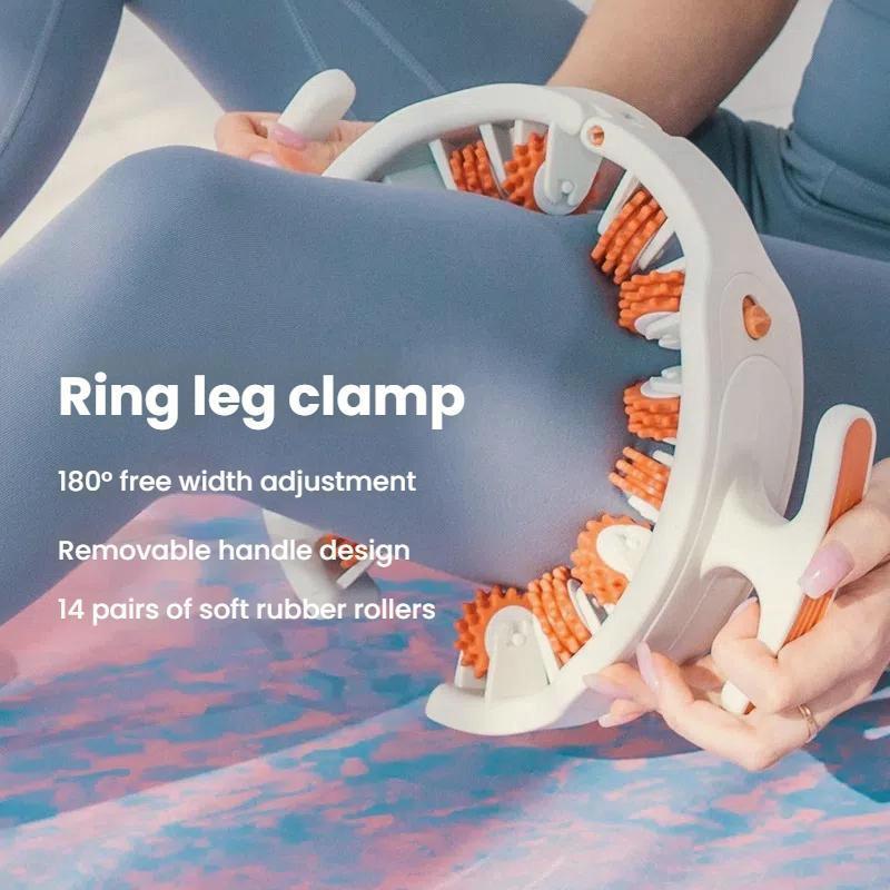 Kedu Slimming Leg Roller Inner Thigh & Calf Massager - Cherry Pink