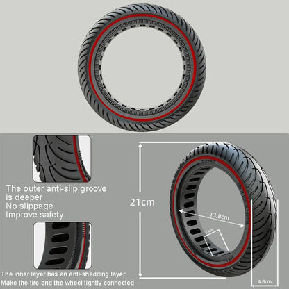8.5 Inch Honeycomb Solid Tire for Xiaomi Electric Scooters - Yellow