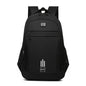 Large Capacity Nylon Backpack For Students - Black