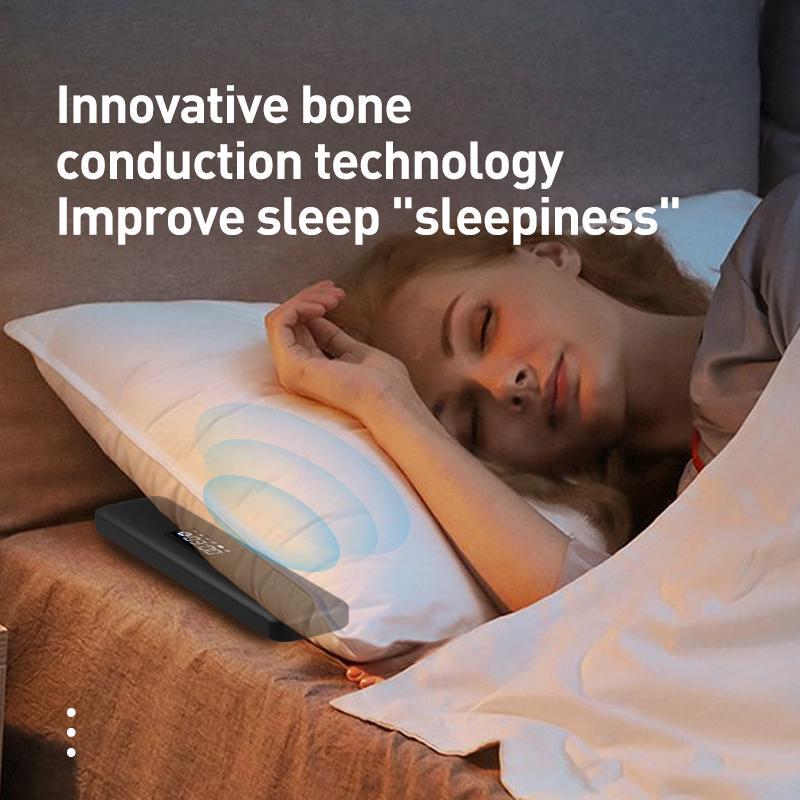 Bone Conduction Sleep Speaker Bluetooth 5.3 Fits All Devices - Black