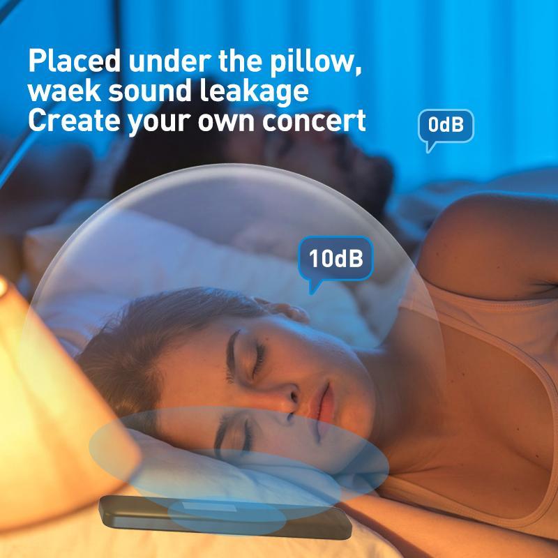 Bone Conduction Sleep Speaker Bluetooth 5.3 Fits All Devices - Black