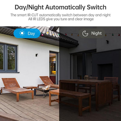 Smart Dome Camera With 355 Degree Rotation Infrared And Two-Way Voice Intercom