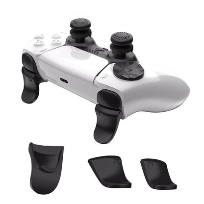 5-in-1 L1 / R1 Extended Key Game Handle for Sony Ps5 - Cross & Lengthened Keys - Black Blue