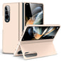Foldable Phone Case with Holder for Samsung Galaxy z Fold 4 - Full Coverage - Pink