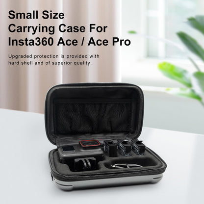 18.5 x 11.5 x 6cm Small Organizer Bag for Sports Camera Accessories - Pearl White