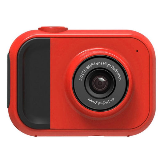 Kids' Digital Camera with Wide Angle Lens - Built-in Memory - Red