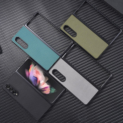 For Samsung Galaxy Z Fold4 5G Shockproof Nylon Phone Case - Grey