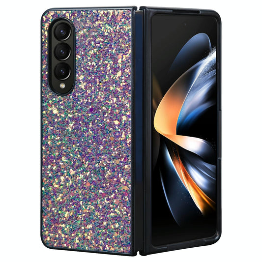 Foldable Diamond Case for Samsung Galaxy z Fold 4 - Compact and Stylish - Flash Green
