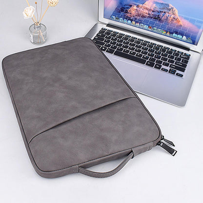 14.1-15.4 Inch Sheepskin Notebook Inner Bag Options - Cowhide Yellow