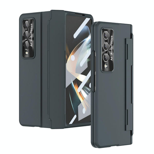 For Samsung Galaxy Z Fold4 5G Full Coverage Hinge Phone Case - Green