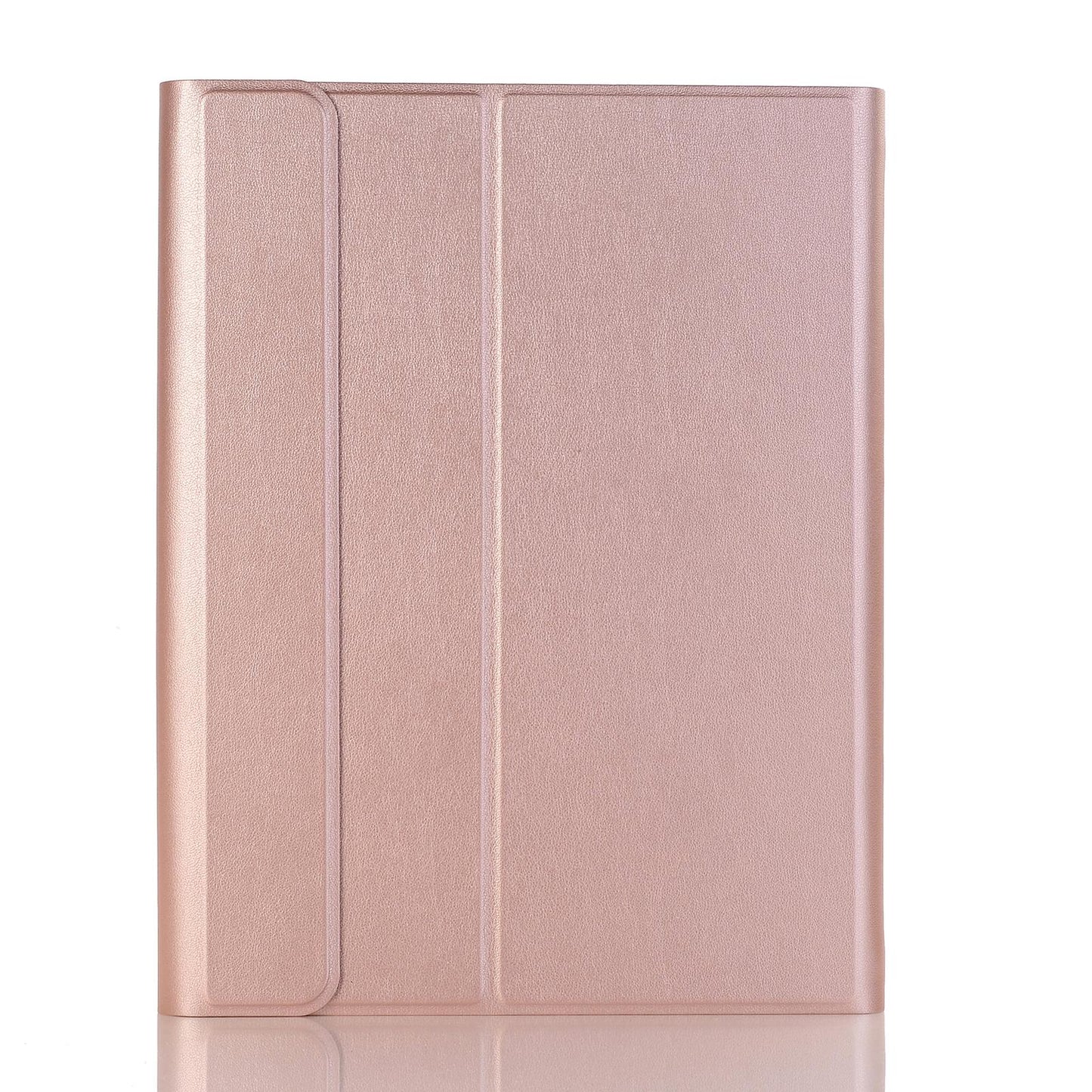 Bluetooth Keyboard Leather Case For Ipad Pro 10.5 With Touch Control - Lambskin Texture Compatible With 10.2 2021 & 2020 & 2019 / Air 3 - Gold