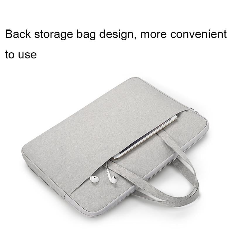 14.1-15.4 Inch Waterproof Laptop Bag - Durable and Stylish - Elegant Gray