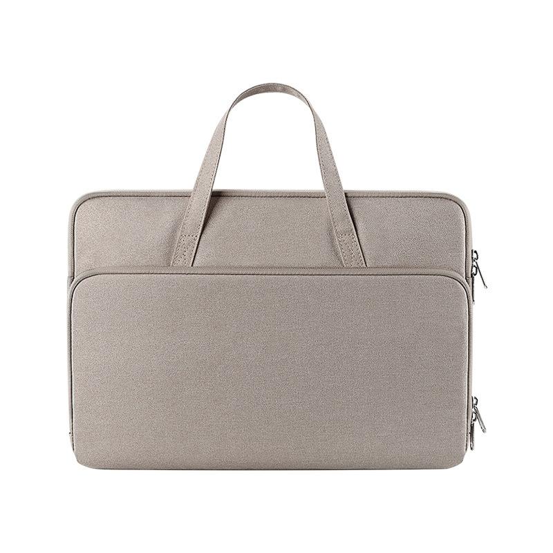 14.1-15.4 Inch Waterproof Laptop Bag - Durable and Stylish - Elegant Gray